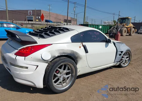 2006 Nissan 350Z Enthusiast z USA, uszkodzony, nr VIN JN1AZ34D56M302249